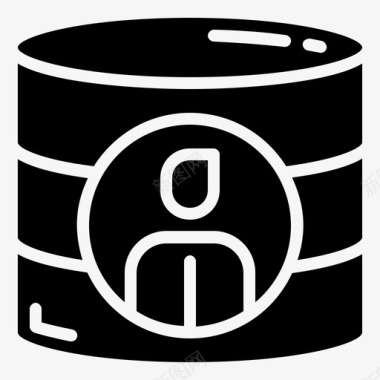 服务器账户数据库服务器存储图标