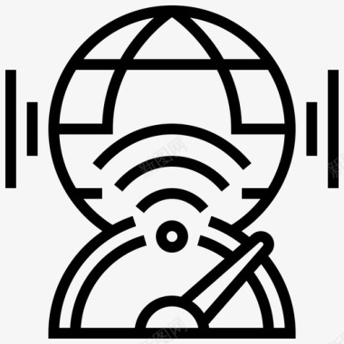 wifi互联网高速互联网带宽wifi图标