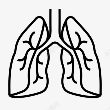 肺状况肺脏学解剖学肺图标