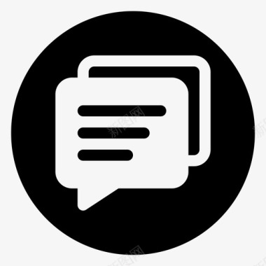 qq界面设计聊天泡泡聊天在线聊天图标