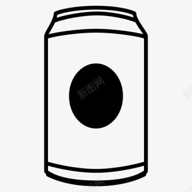 雪花啤酒标志汽水罐啤酒可乐图标