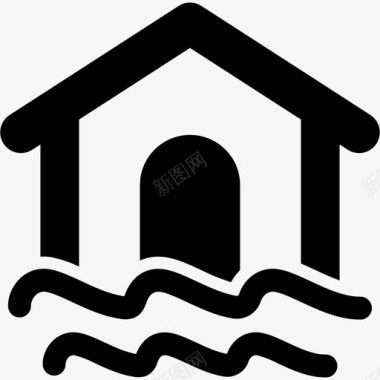家庭水灾家庭保险水灾图标