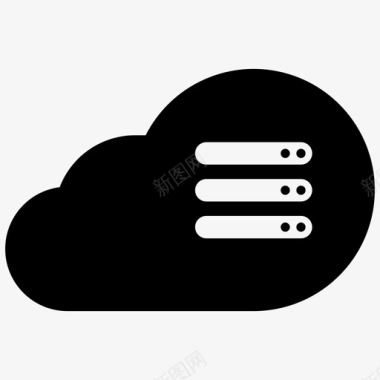 服务器云服务器数据托管图标