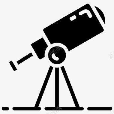 望远镜望远镜科学占星术图标