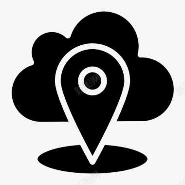 服务器云网络服务器图标