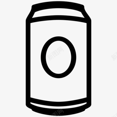雪花啤酒标志汽水罐啤酒可乐图标