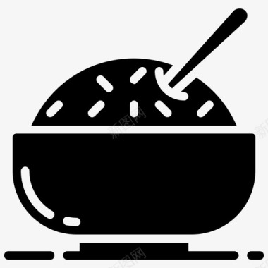 咖喱饭食物膳食图标