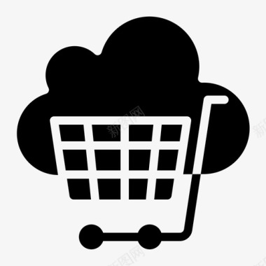 服务器购物云网络图标