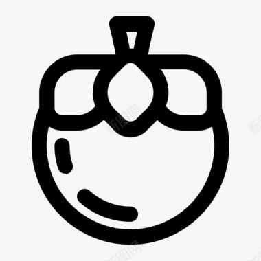 山竹山竹食品水果图标