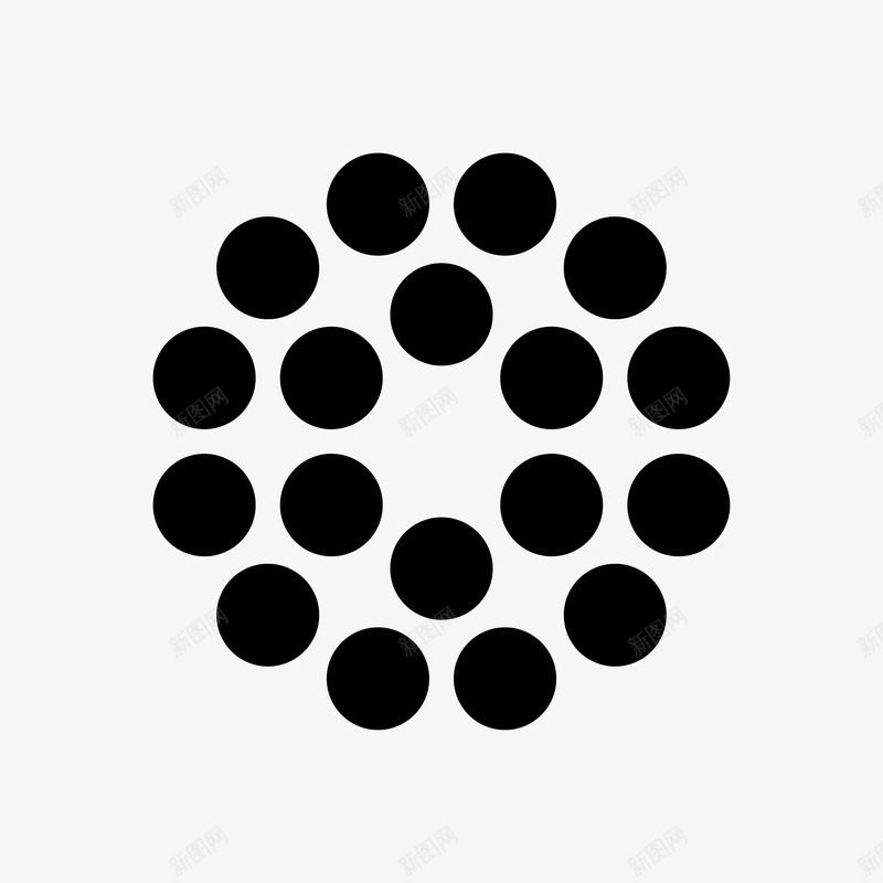Abstract Shape 70 black on white 点线面png免抠素材_88icon https://88icon.com 点线