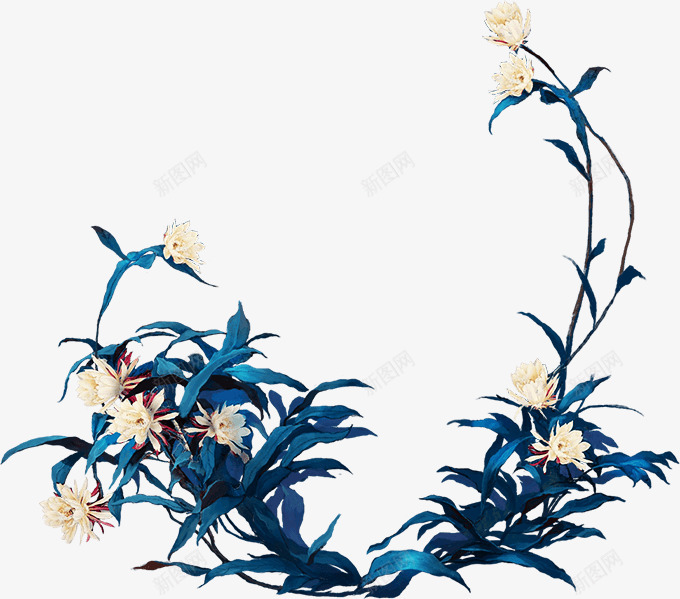 flower8b1ad50 680599中国风png免抠素材_88icon https://88icon.com 中国 国风