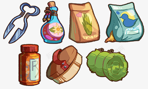 Game Items  Misc Supplies by IntroducingEmy on deviantART 图标png免抠素材_88icon https://88icon.com 图标