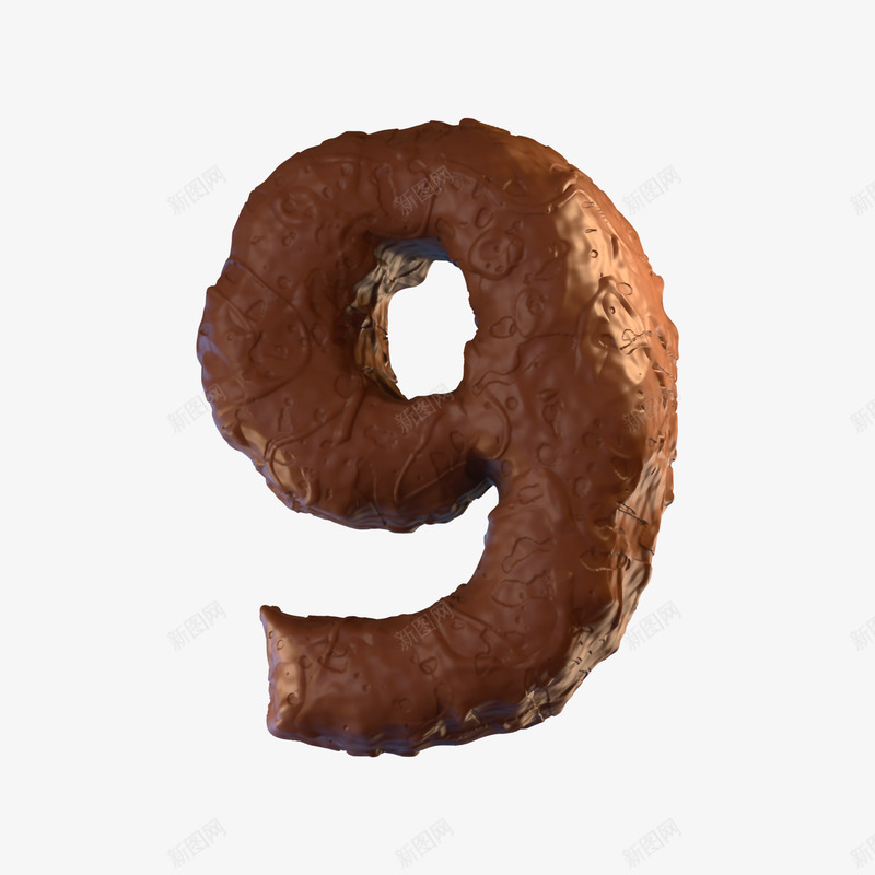 Choco3Dnumbers    数字 amp 字母png免抠素材_88icon https://88icon.com 数字 字母