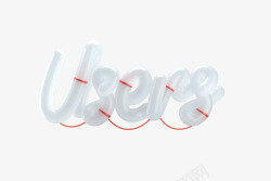 3d lettering word users alphabet design    数字 amp 字母素材