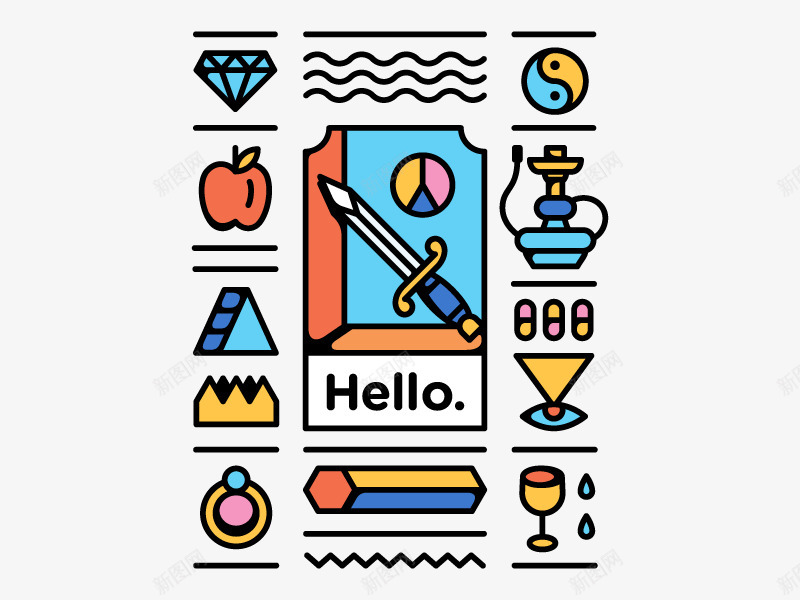 Hello Crests  This is a series of crests Paris and Tyler created in 2015参考立体图形矢量线稿logopng免抠素材_88icon https://88icon.com 参考 立体 立体图 图形 矢量 线稿