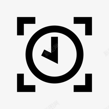 接口PNG时间闹钟时钟图标