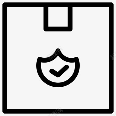 中秋节包装素材交货图标包装保护图标