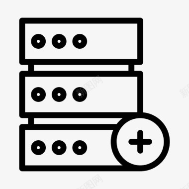 服务器数据库添加云图标