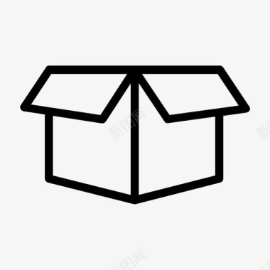 中秋节包装素材包装物流开箱图标