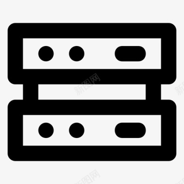 服务器服务器数据库internet图标