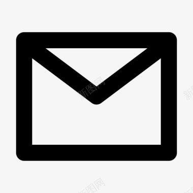 常用消防标识邮件电子邮件信封图标
