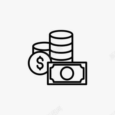 火焰欧元图标货币银行美元图标