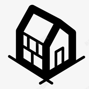 房地产开发房屋建筑规划图标