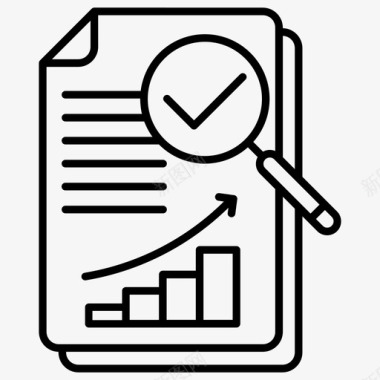 会计报表审计审计分析控制图标