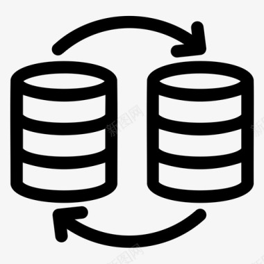 服务器数据库开发托管图标
