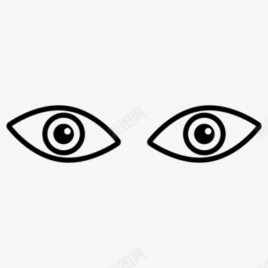 瞳孔眼睛猫眼隐形眼镜图标