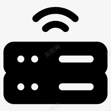 服务器服务器数据库互联网图标