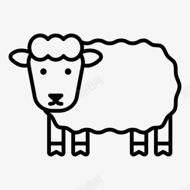 羊动物牧场图标
