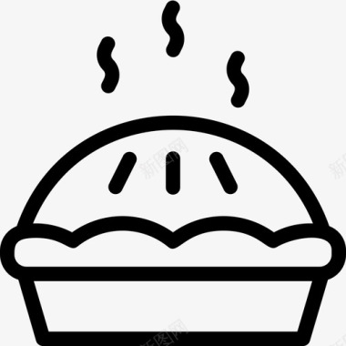 快乐馅饼蛋糕复活节图标