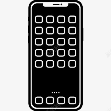 红色苹果手机iphone11pro苹果智能手机图标