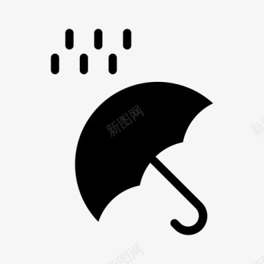 雨雨保险保护图标