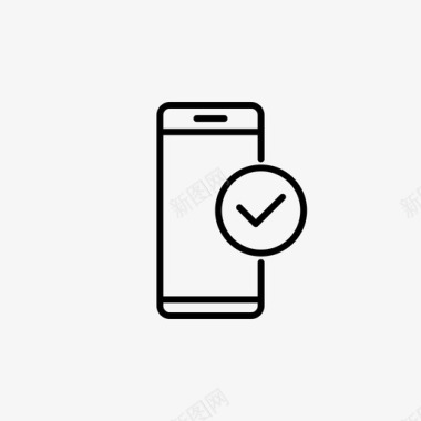 线性图标坐标电话支票银行商业图标