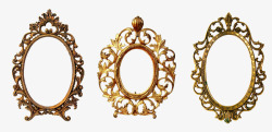 Frame Oval Wooden Frame Decorative Creativity一部分素材