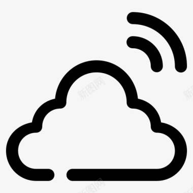 服务器云数据库互联网图标