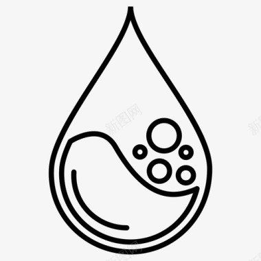 油滴免抠素材油柴油油滴图标