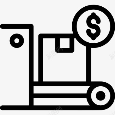 滑动条icon预算生产行业制造图标