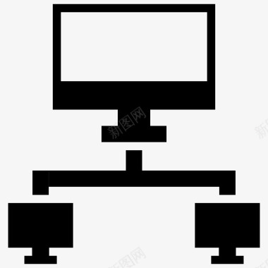 局域网网卡计算机网络数据服务器局域网图标