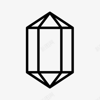 钻石晶体宝石红宝石图标
