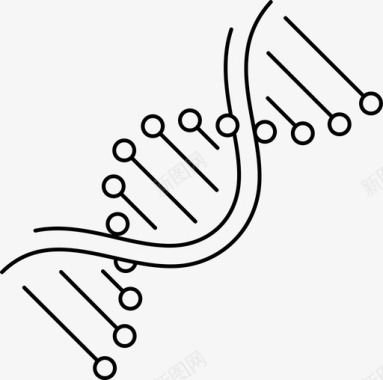 生物研究基因组与生物技术临床研究医学图标