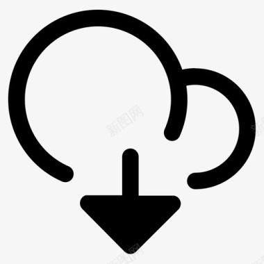 服务器云下载服务器图标