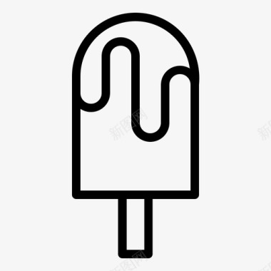 冰镇冷饮冰淇淋冷饮甜点图标
