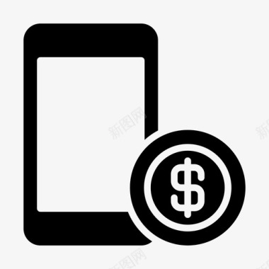 电子银行电子银行美元移动图标