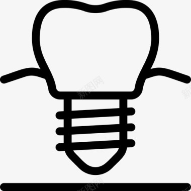 有关牙齿牙齿植入牙齿护理牙医图标