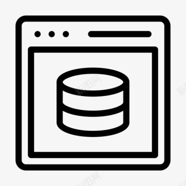 服务器浏览器数据库联机图标