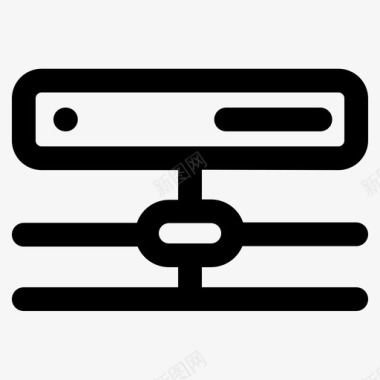 服务器数据库硬盘服务器图标