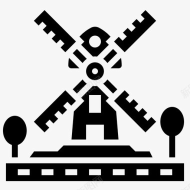 价格表标windmillskinderdijk地标荷兰图标